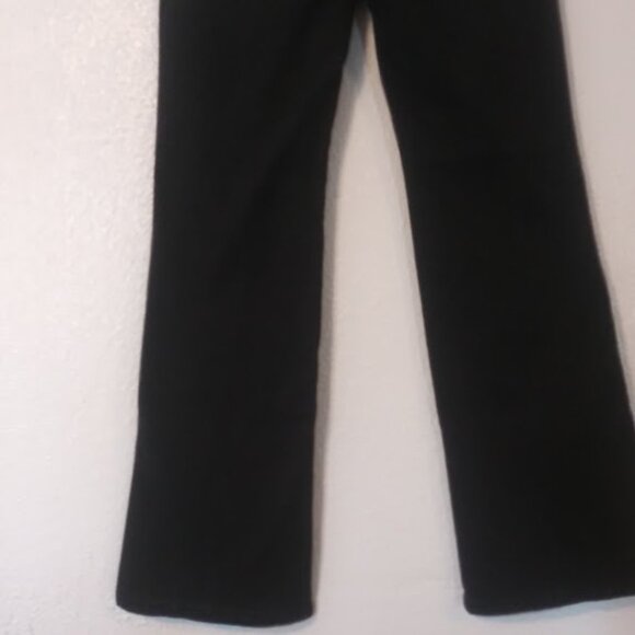 Time And True women's size 12R mid-rise bootcut black wash jeans - Picture 6 of 16